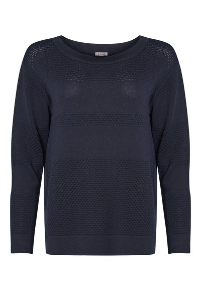 Lind LiMarcella Knit Pullover 5999 NAVY BLUE