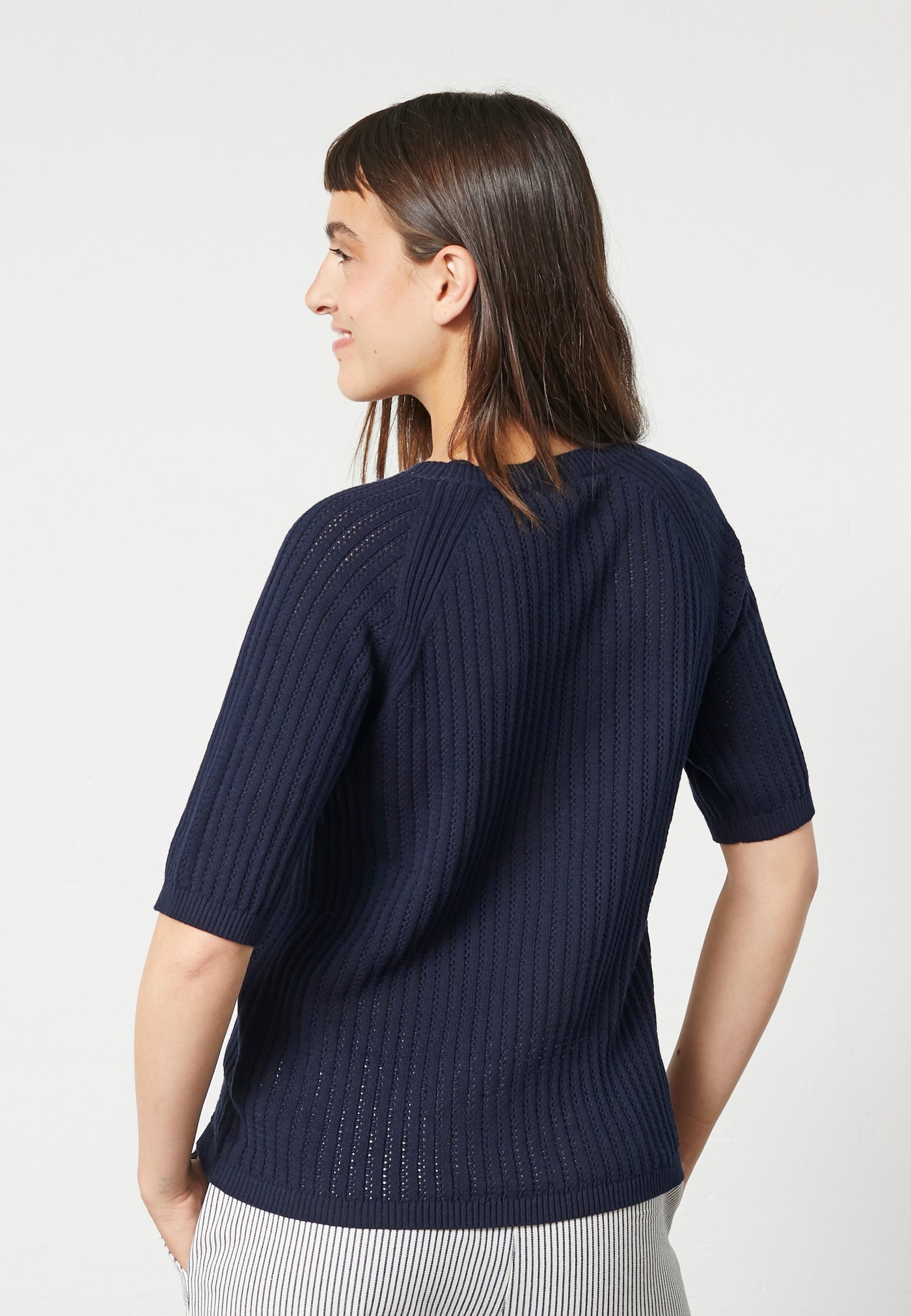 Lind LiMatti Knit Pullover 5999 NAVY BLUE