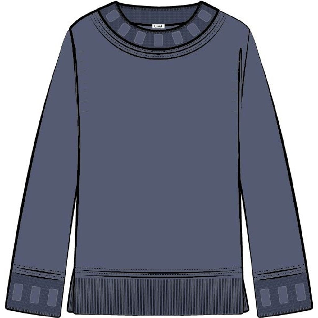 Lind LiTrine Knit Pullover 5050 Dusty blue