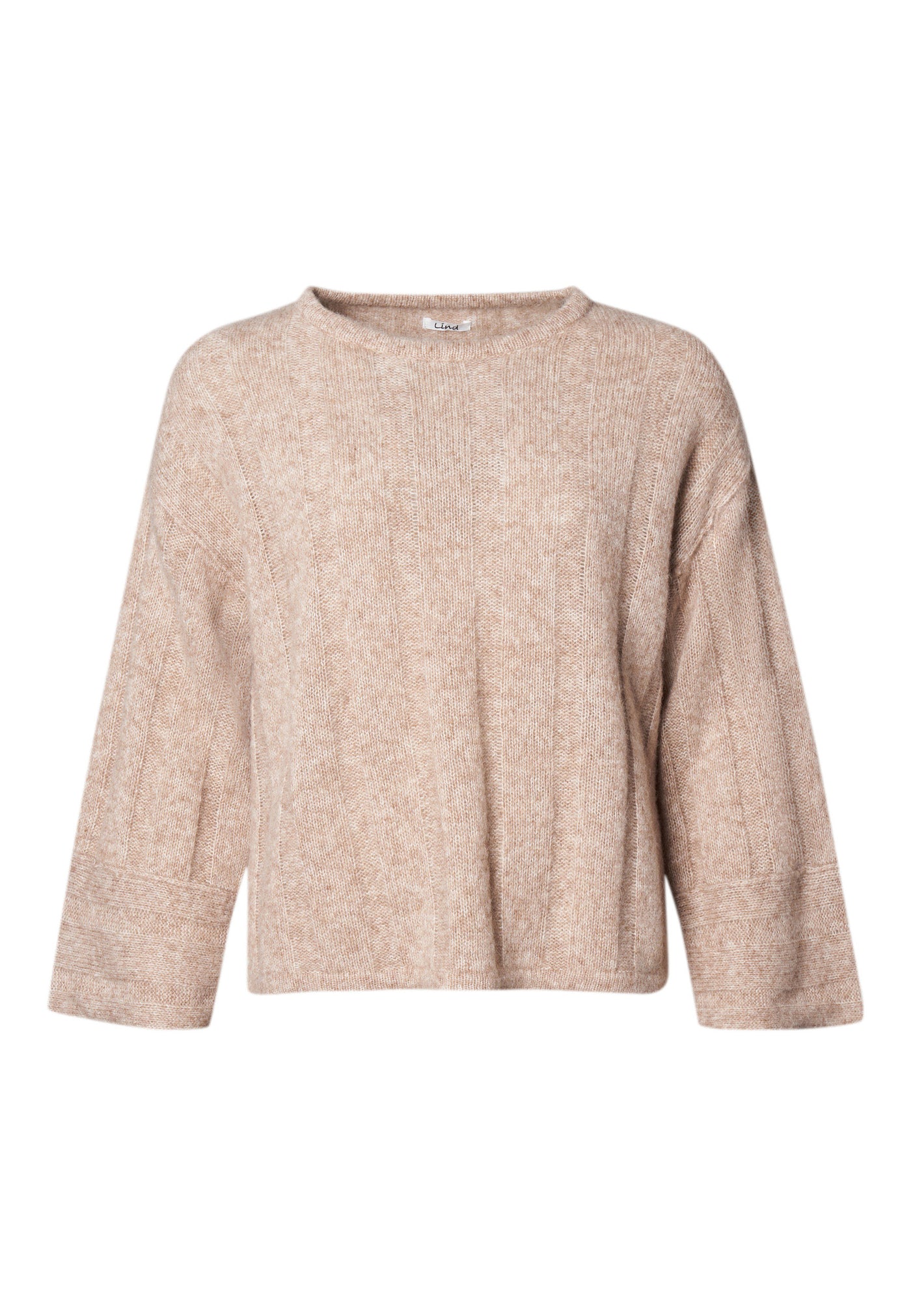 Lind LiZoya Knit Pullover 1321 light brown melange