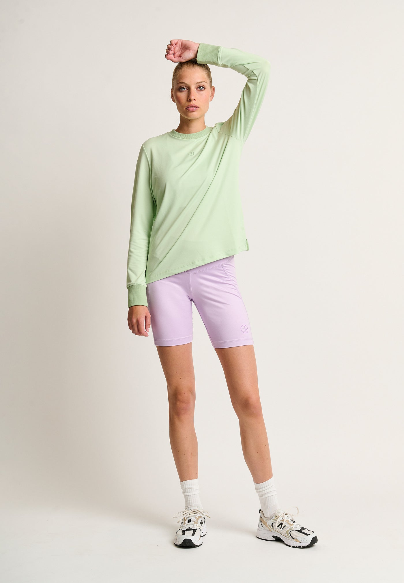 Polman Longsleeve Bluser 596 Mint Green