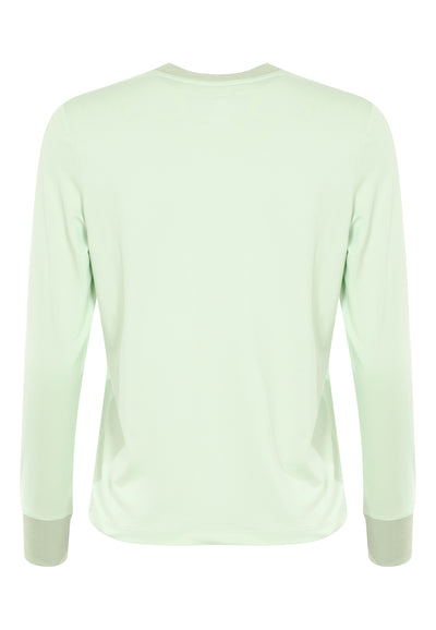 Polman Longsleeve Bluser 596 Mint Green