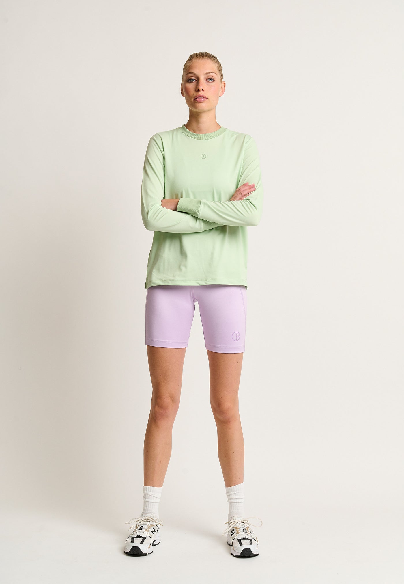 Polman Longsleeve Bluser 596 Mint Green