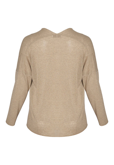 Pont Neuf PNAggie Knit Cardigan 1320 Light Brown