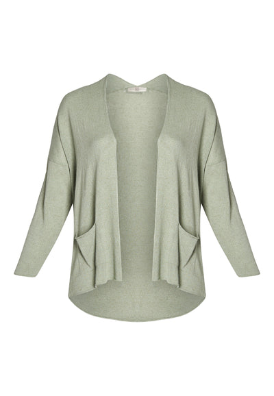 Pont Neuf PNAggie Knit Cardigan 1872 Khaki green