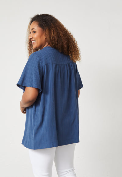 Pont Neuf PNCatleen Bluser 5900 Dusty Navy