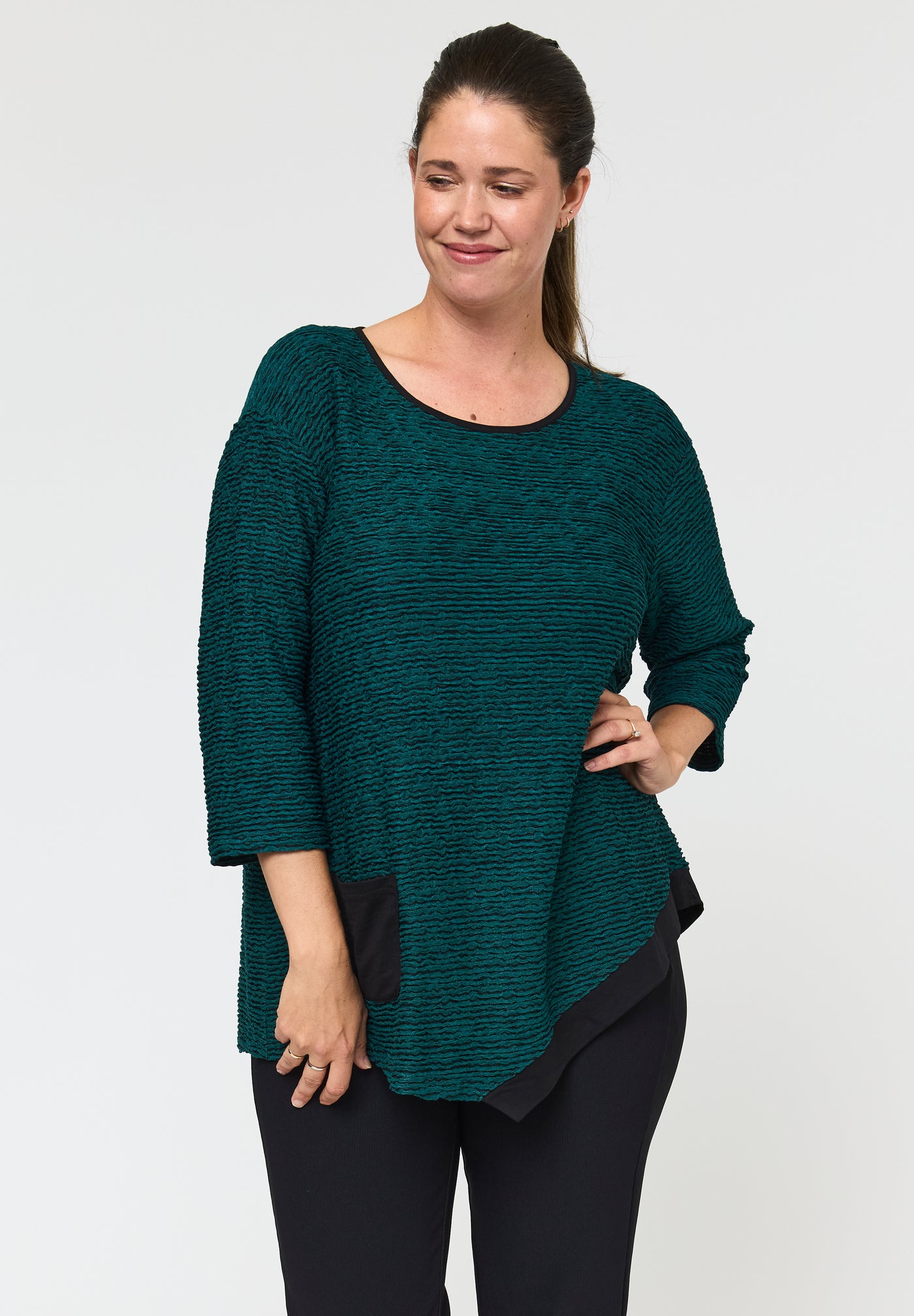 Pont Neuf PNCeleste Tunikaer 5052 Petrol Blue