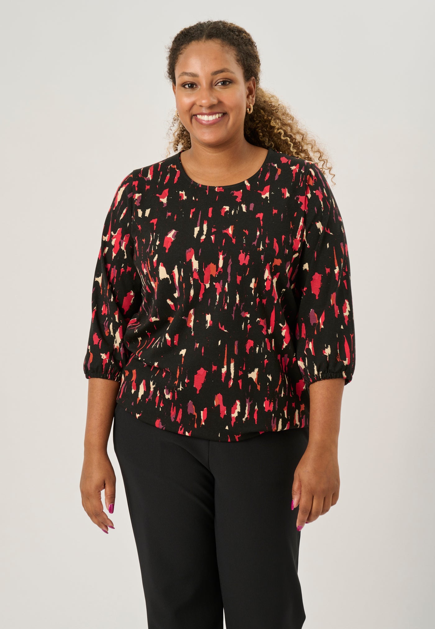 Pont Neuf PNChrista Bluser 2354 Warm Red