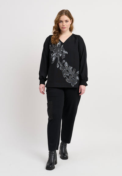 Pont Neuf PNDarma Bluser 9999 BLACK