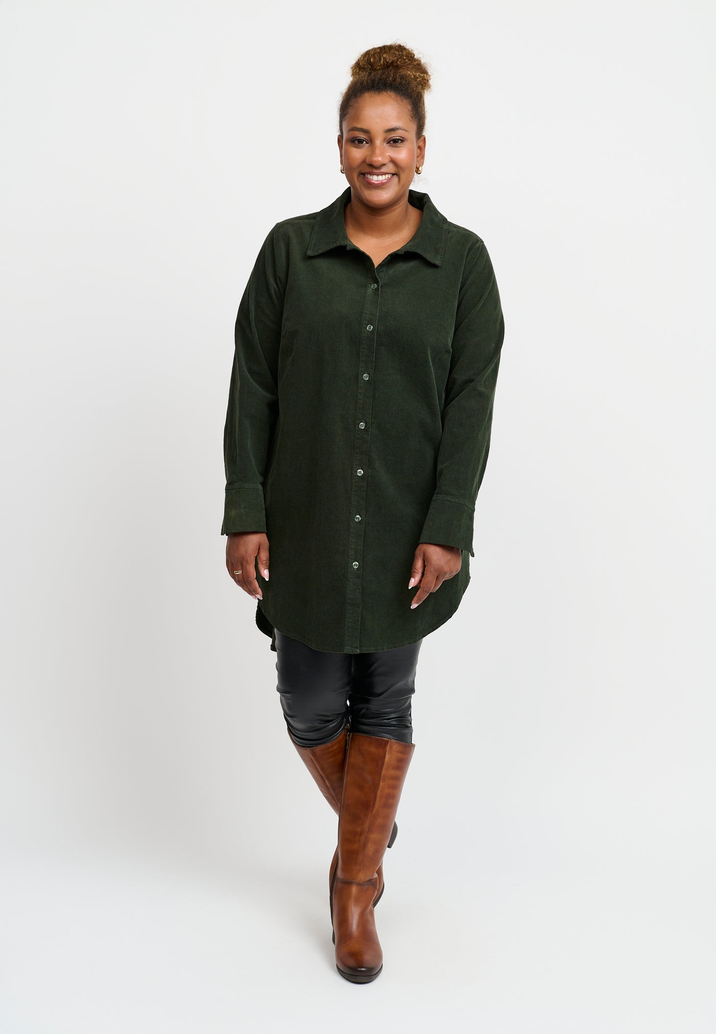 Pont Neuf PNDidda Skjortebluser 3899 Dark forest green