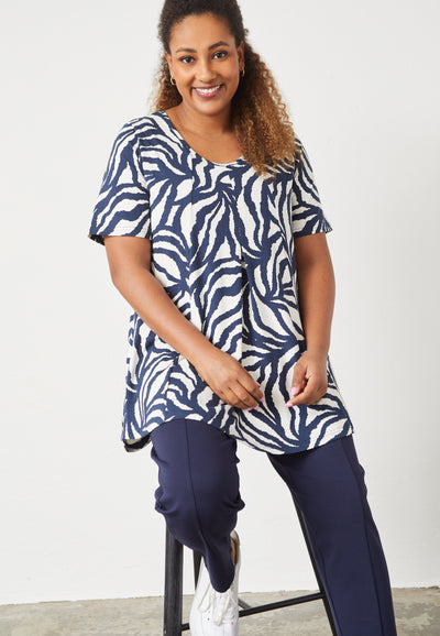 Pont Neuf PNElvira Sia T-Shirt 5999 NAVY BLUE