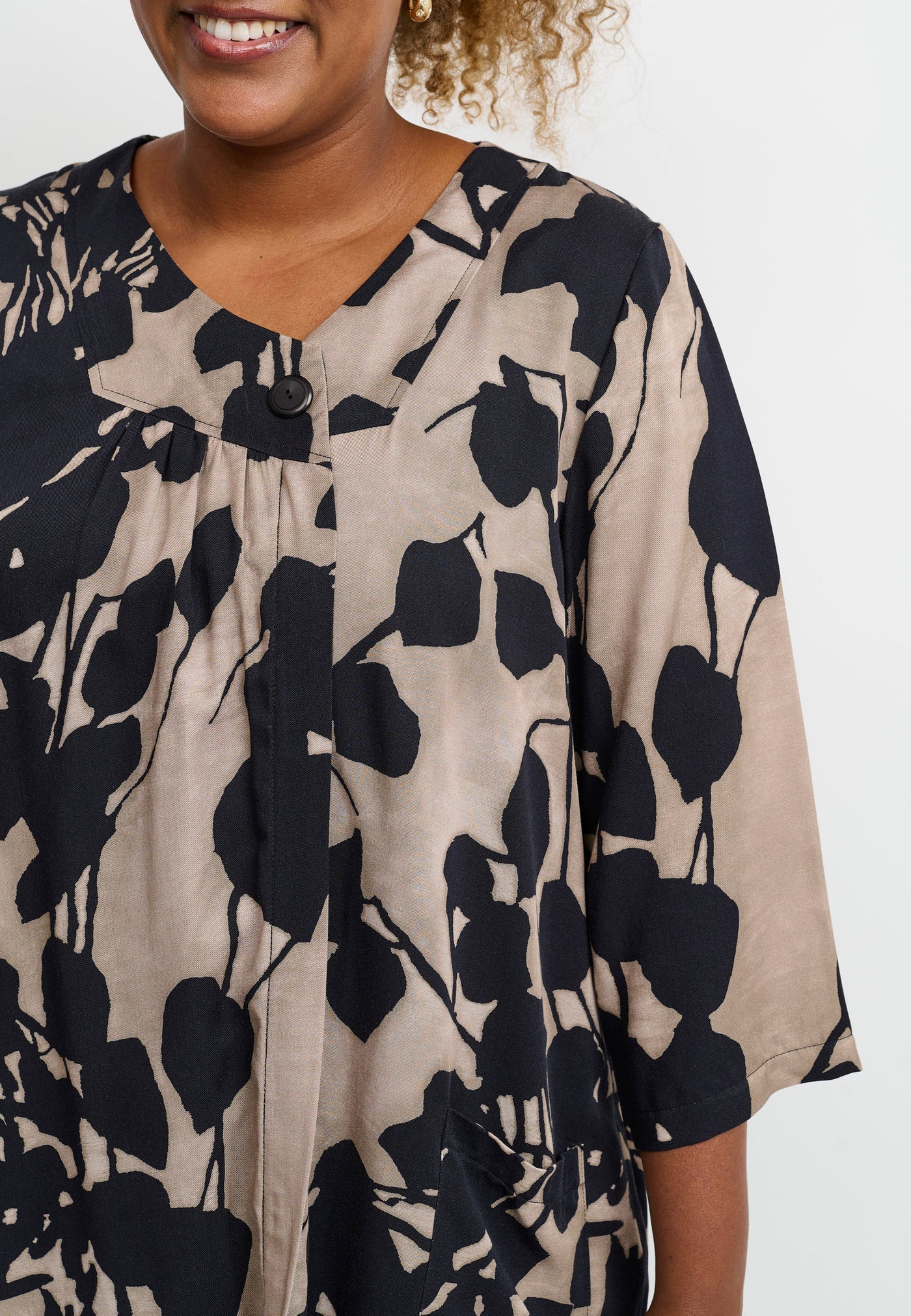 Pont Neuf PNHilma Bluser 1300 Taupe