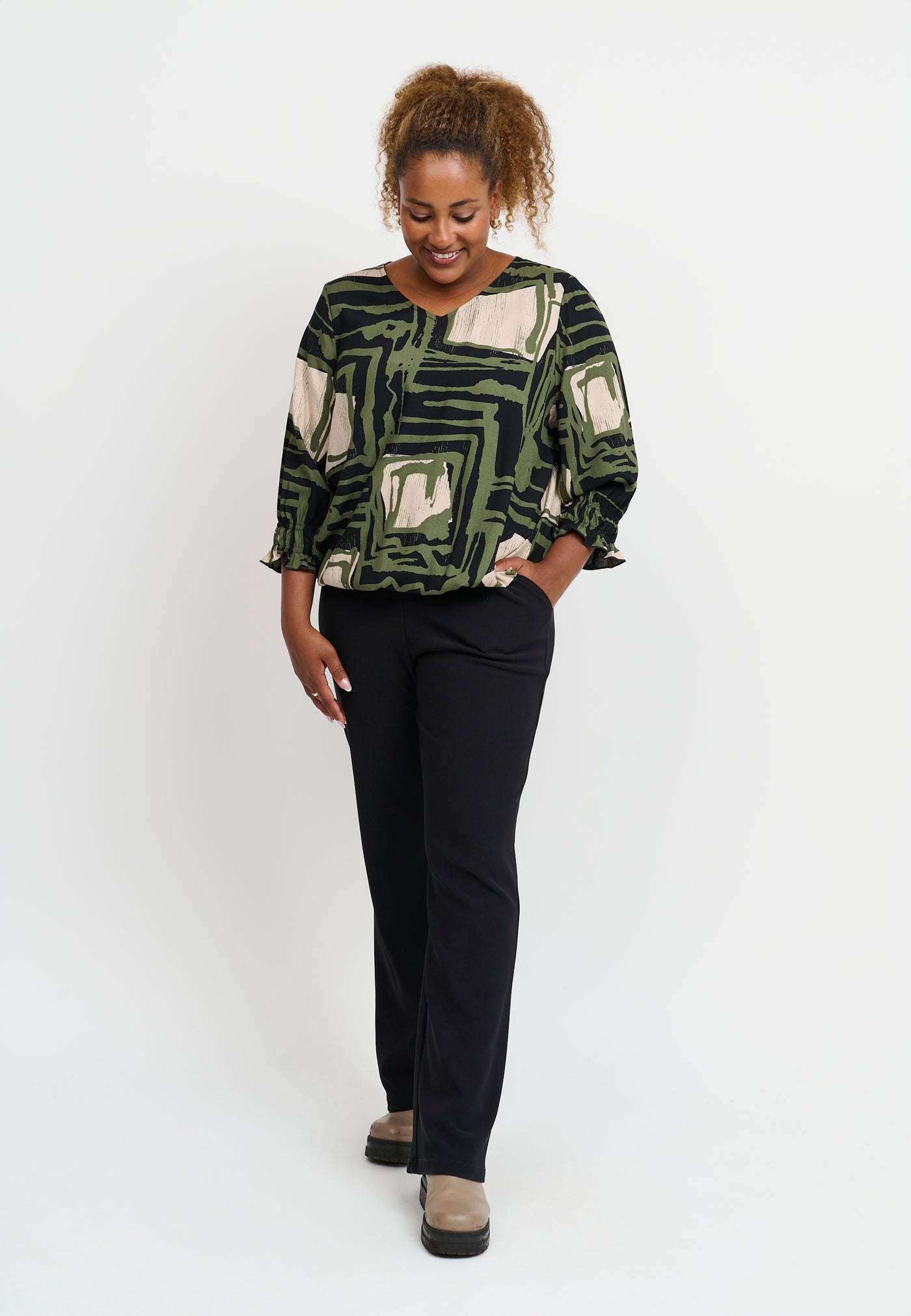Pont Neuf PNIrvine Bluser 3620 Forest Green