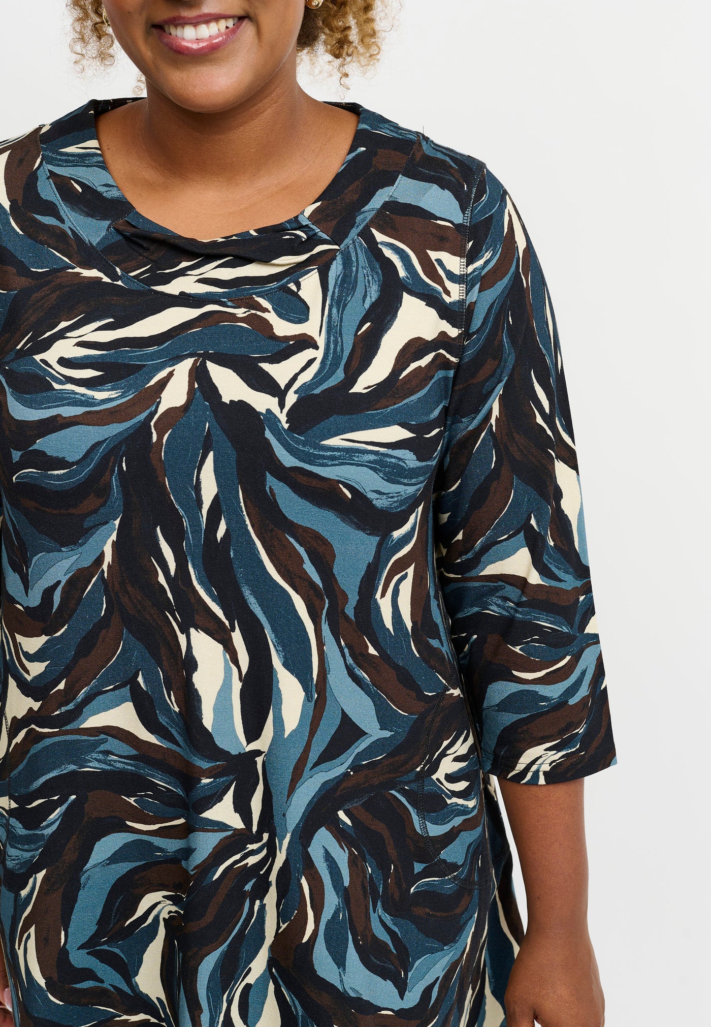 Pont Neuf PNJola Tea Tunikaer 5555 Steel Blue