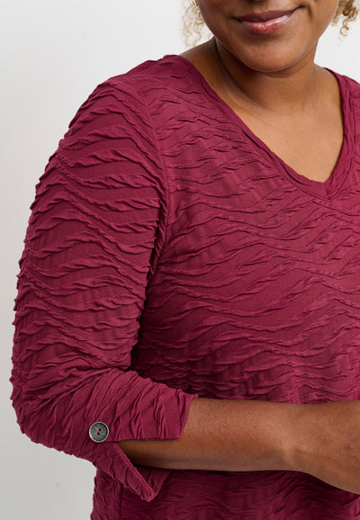 Pont Neuf PNKenya Bluser 2999 BORDEAUX RED