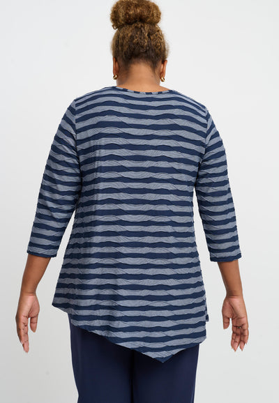 Pont Neuf PNMagrethe Bluser 5555 Steel Blue