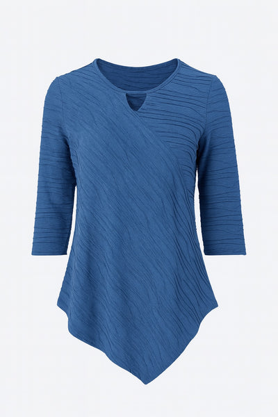 Pont Neuf PNMagrethe Bluser 5260 sky blue melange