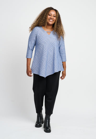 Pont Neuf PNMagrethe Bluser 5750 sapphire blue