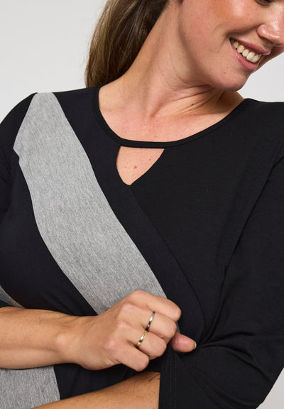 Pont Neuf PNMagrethe Toppe 913 Grey melange