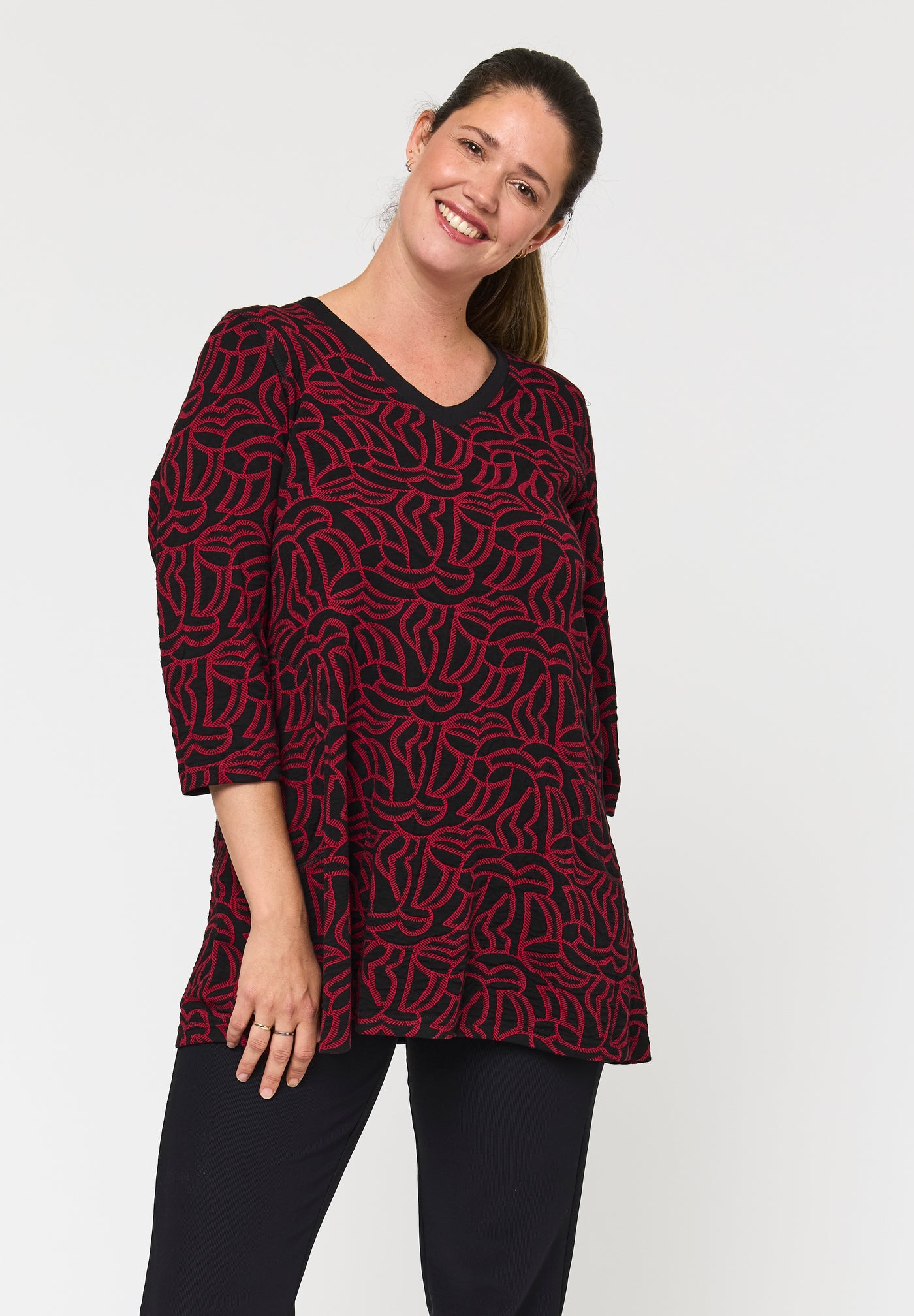 Pont Neuf PNMelina Tunikaer 2600 Deep Red