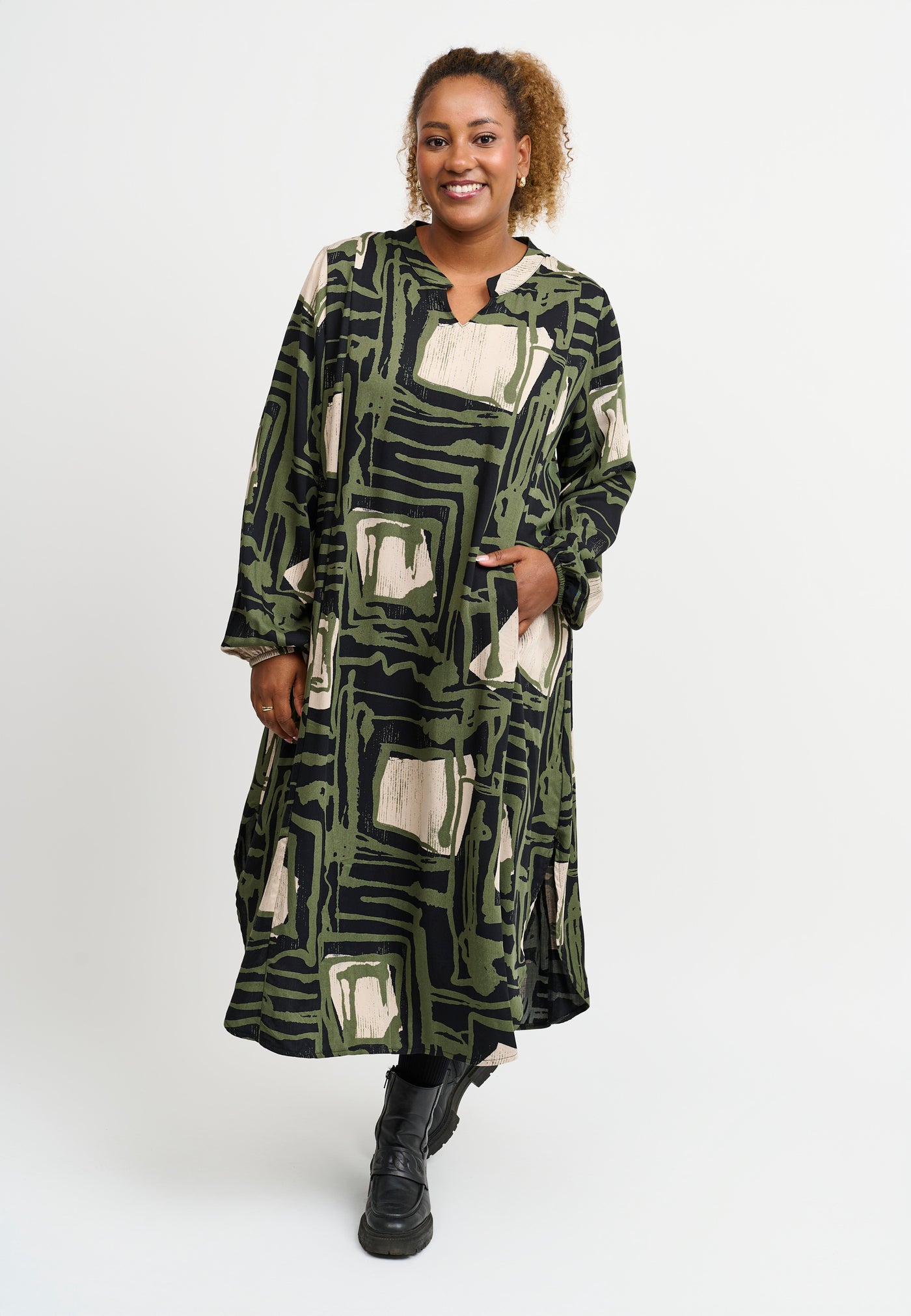 Pont Neuf PNSammy Mie Kjoler 3620 Forest Green
