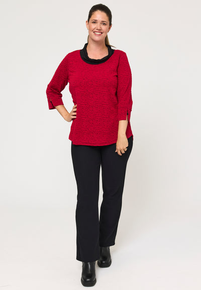 Pont Neuf PNSteffi Bluser 2600 Deep Red