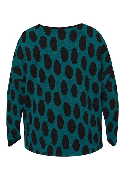 Pont Neuf PNTroja Bluser 5052 Petrol Blue