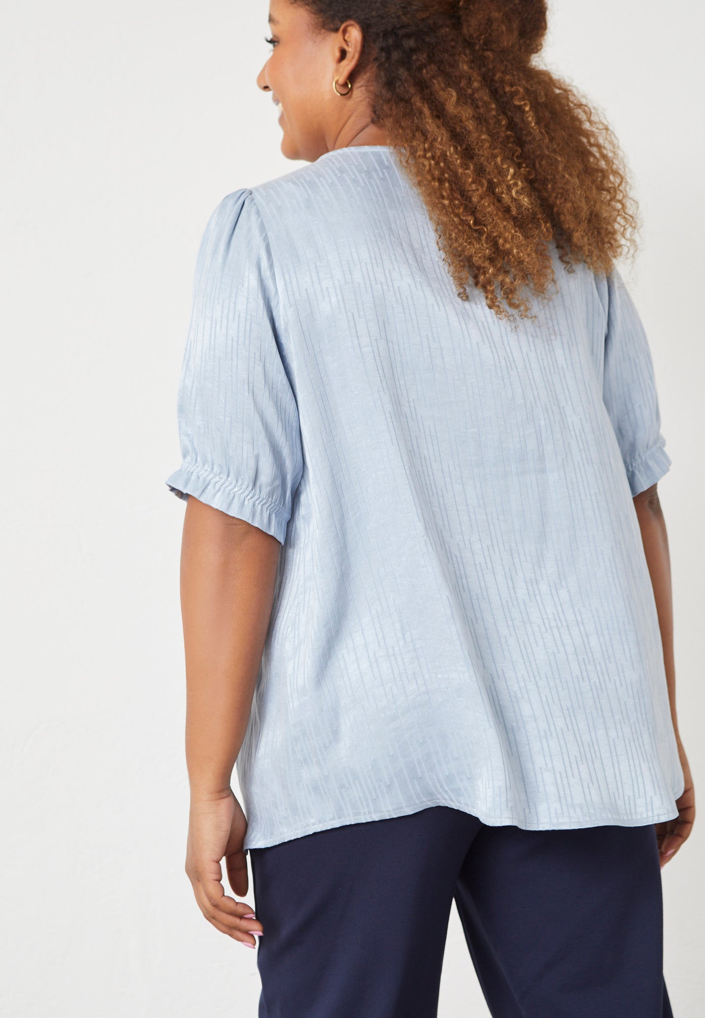 Pont Neuf PNTudi Bluser 5250 Soft Blue