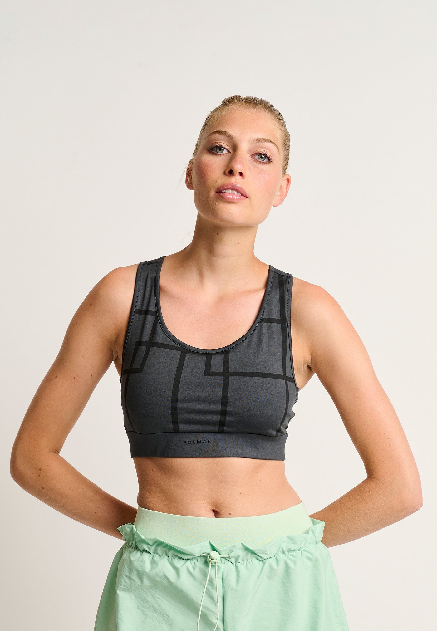 Polman Printed Sports Bra Toppe