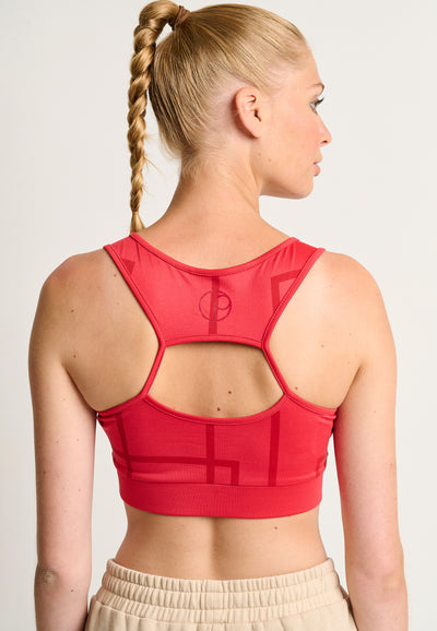 Polman Printed Sports Bra Toppe