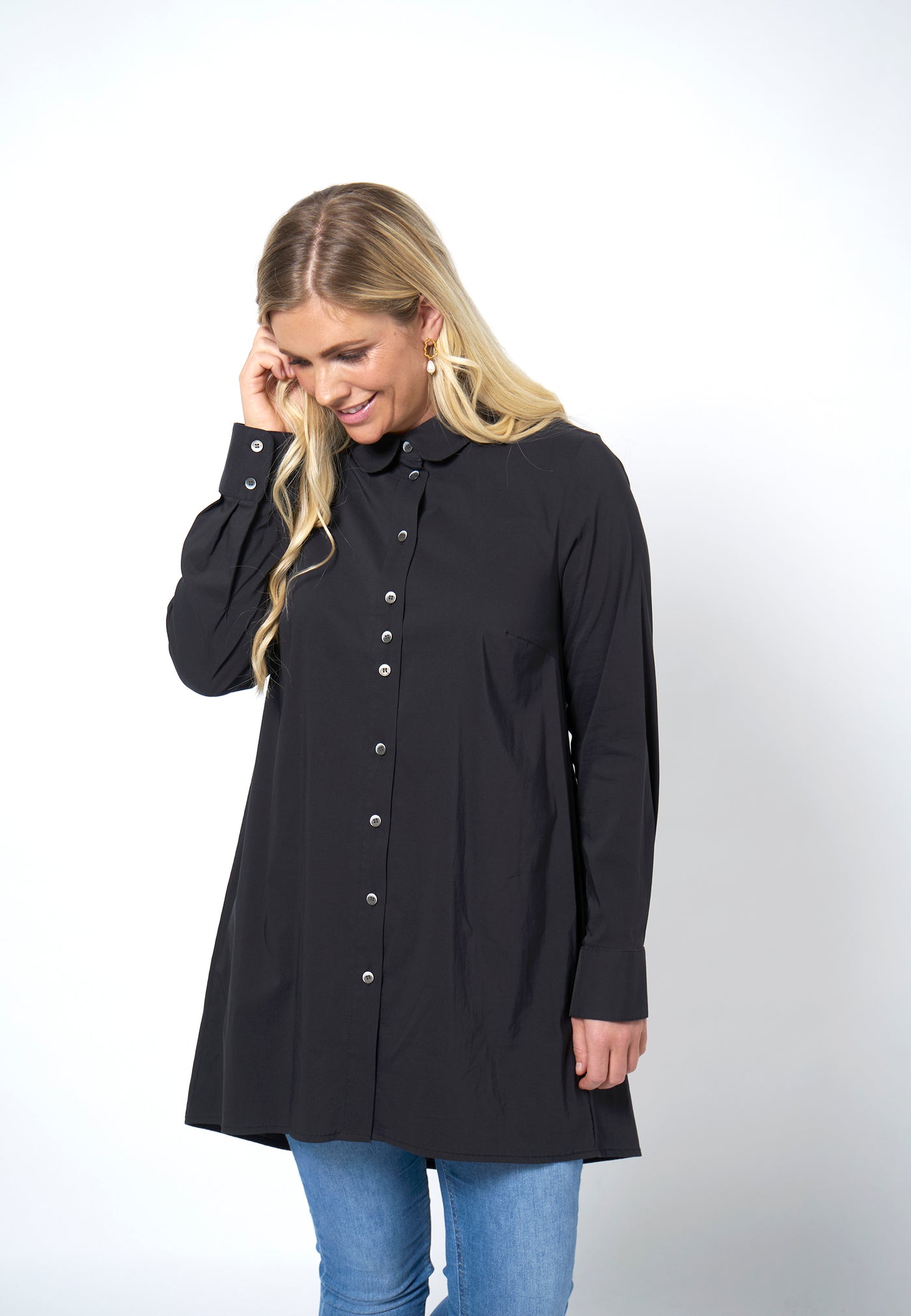 SHIRTMAKER SHJennifer Lou Skjortebluser 005 Black