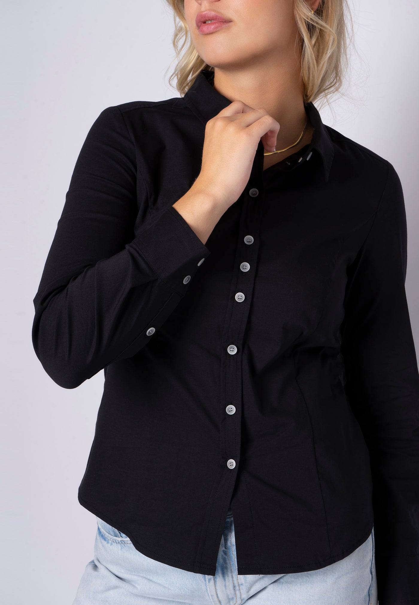 SHIRTMAKER SHShirley Skjortebluser 005 Black