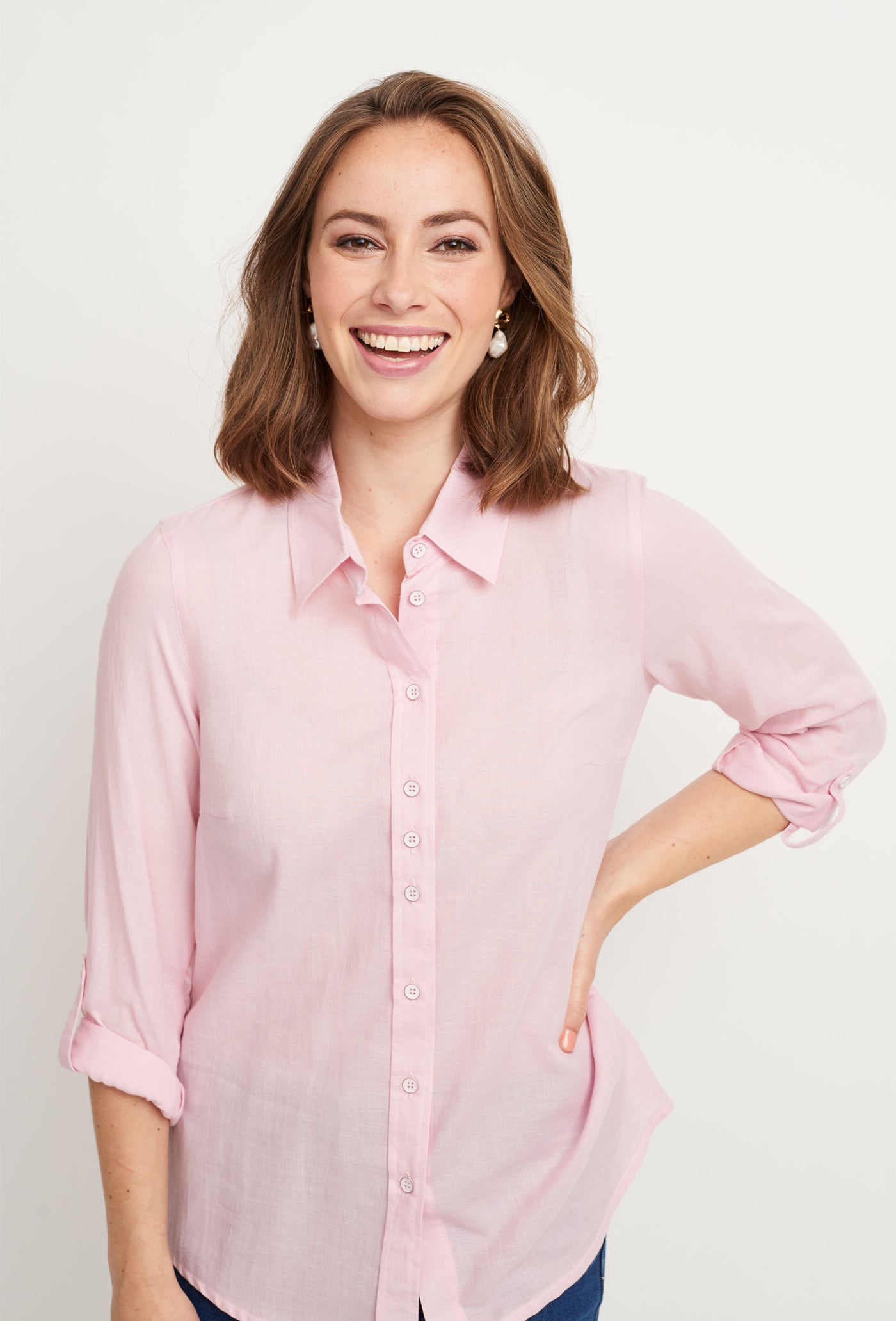SHIRTMAKER SHShirt Skjortebluser 014 Rose