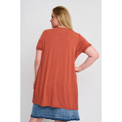 Adia ADLidia T-Shirt 3372 Burnt Orange