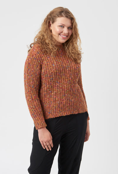 Pont Neuf PNKiwi Knit Pullover 316 Burned red